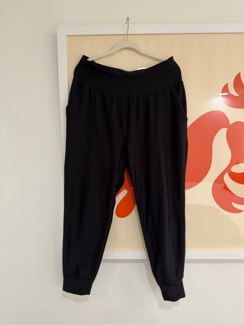 Old Navy High-Waisted PowerSoft Pocket Joggers Black XL